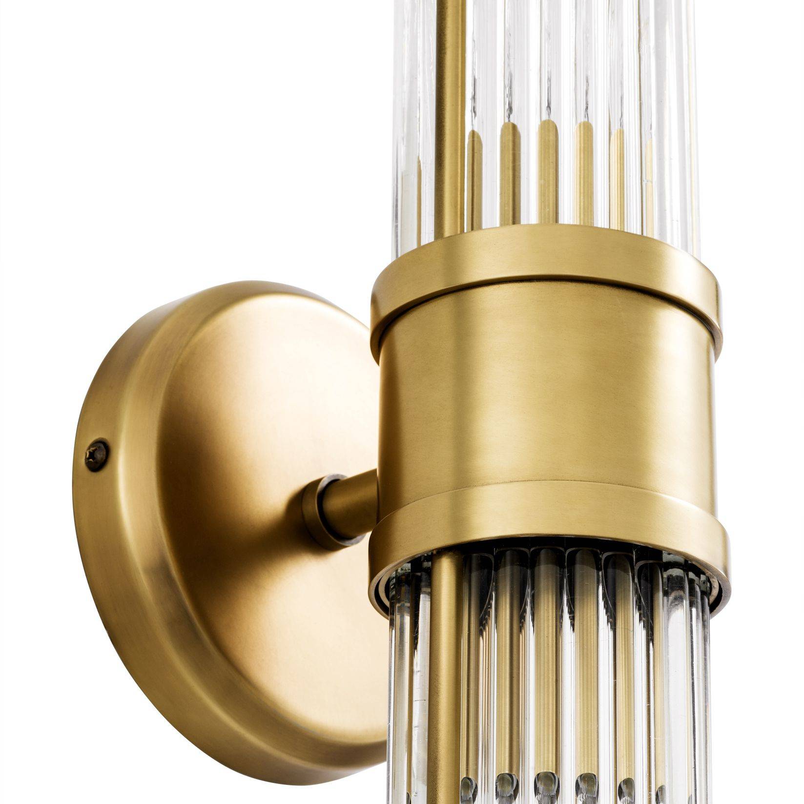 Claridges Wall Lamp Single | Double - Brass | Nickel - Eichholtz - Luxury Lighting BoutiqueWall LightsEichholtz