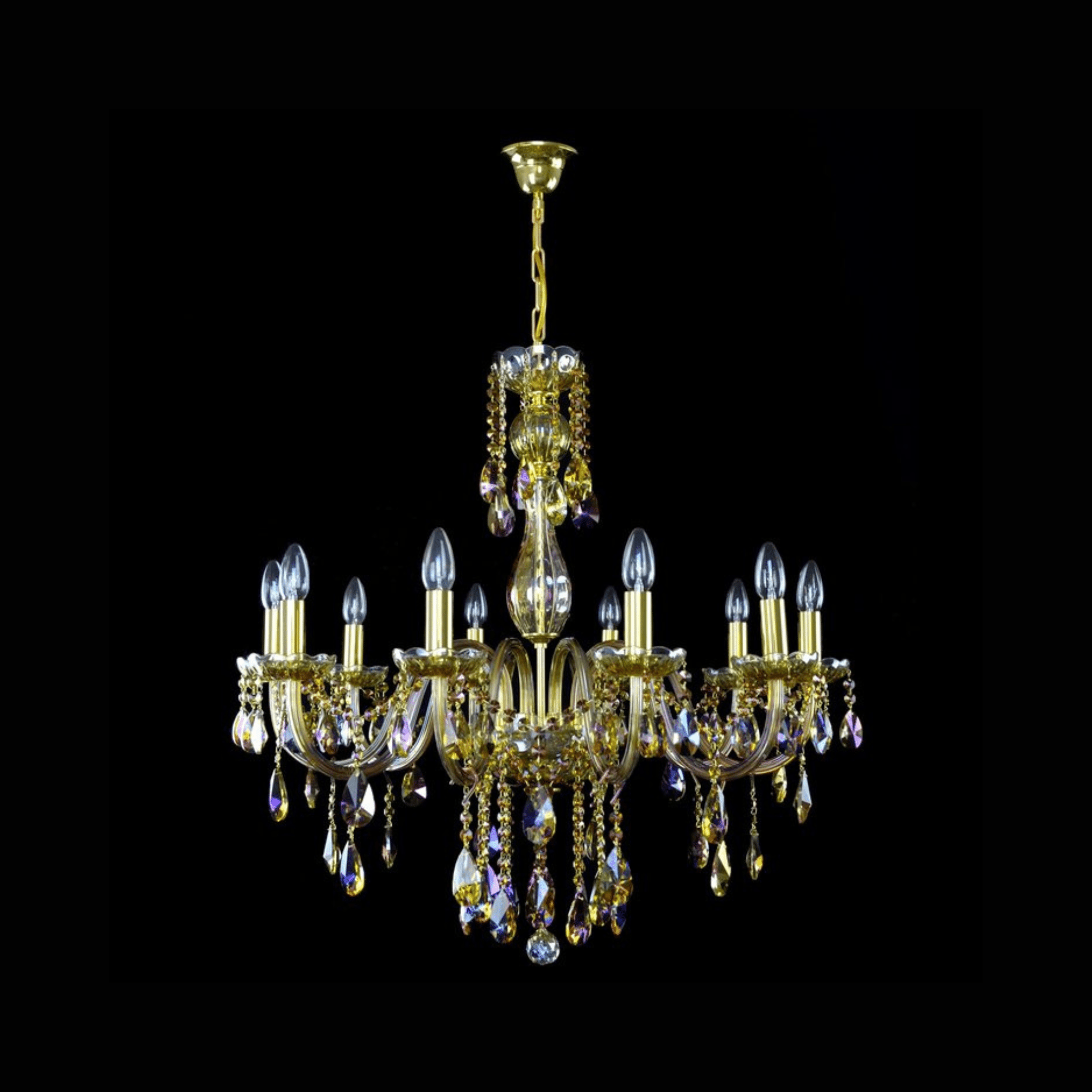 Clarit 10 Crystal Glass Chandelier - Wranovsky - Luxury Lighting BoutiqueTraditional Crystal ChandeliersWranovsky