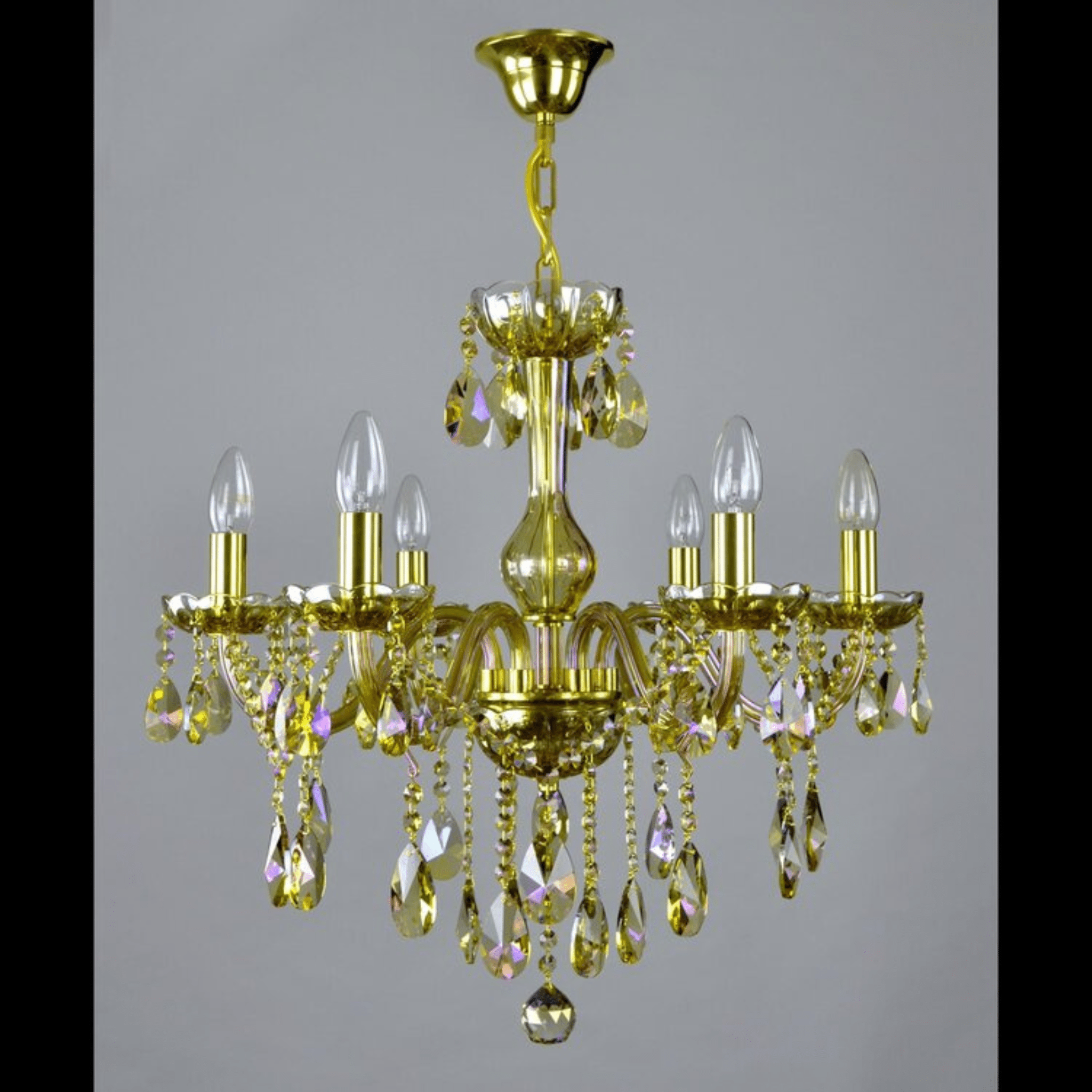 Clarit 6 Crystal Glass Chandelier - Wranovsky - Luxury Lighting BoutiqueTraditional Crystal ChandeliersWranovsky