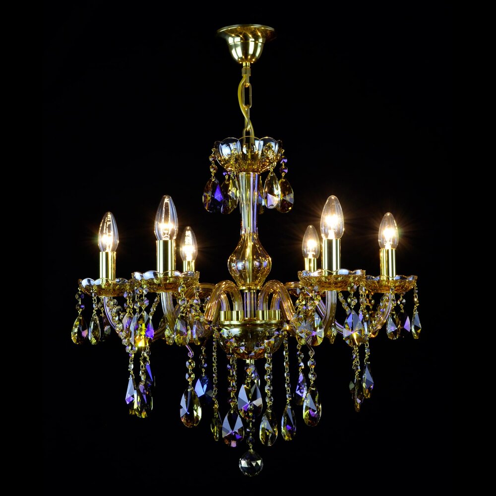 Clarit 6 Light Crystal Chandelier - Wranovsky - Luxury Lighting Boutique