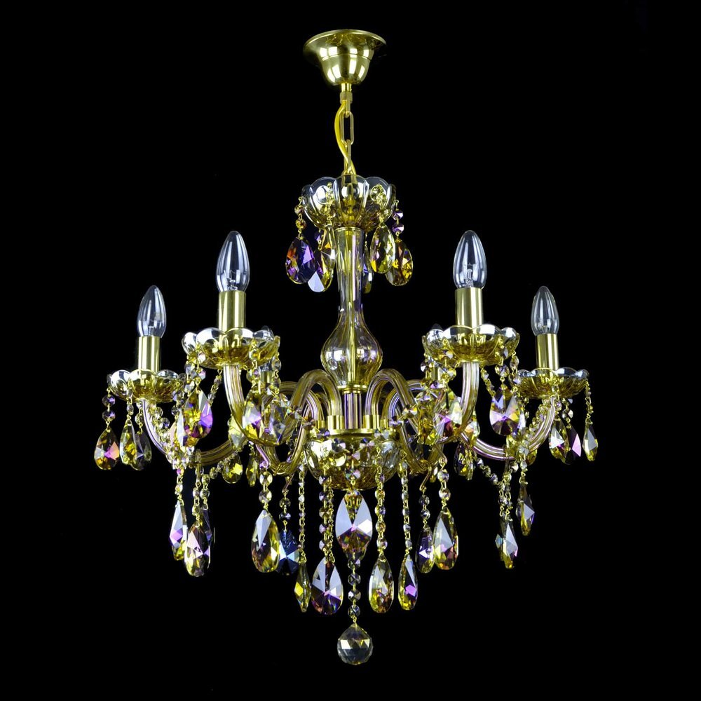 Clarit 6 Light Crystal Chandelier - Wranovsky - Luxury Lighting BoutiqueTraditional Crystal ChandeliersWranovsky