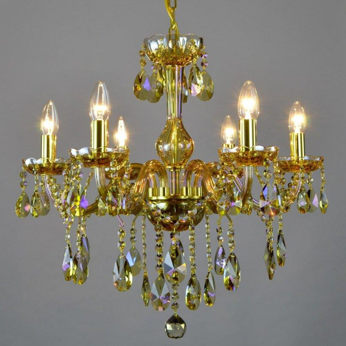 Clarit 6 Light Crystal Chandelier - Wranovsky - Luxury Lighting Boutique