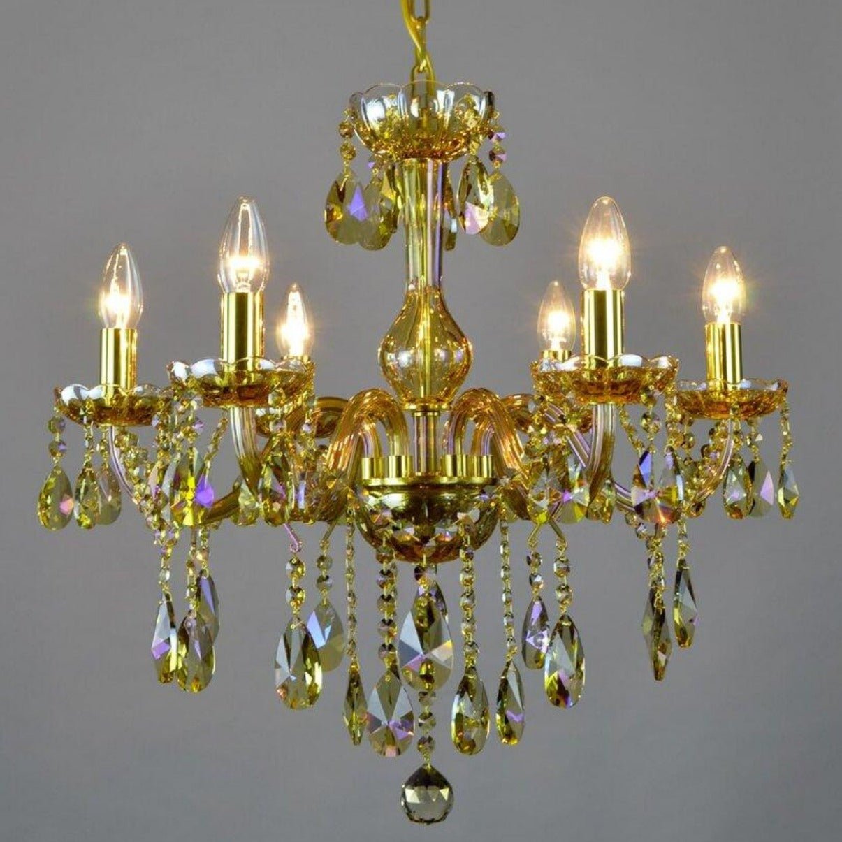Clarit 6 Light Crystal Chandelier - Wranovsky - Luxury Lighting BoutiqueTraditional Crystal ChandeliersWranovsky
