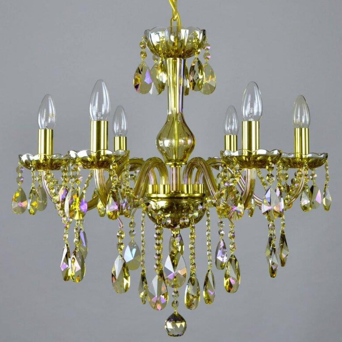 Clarit 6 Light Crystal Chandelier - Wranovsky - Luxury Lighting Boutique