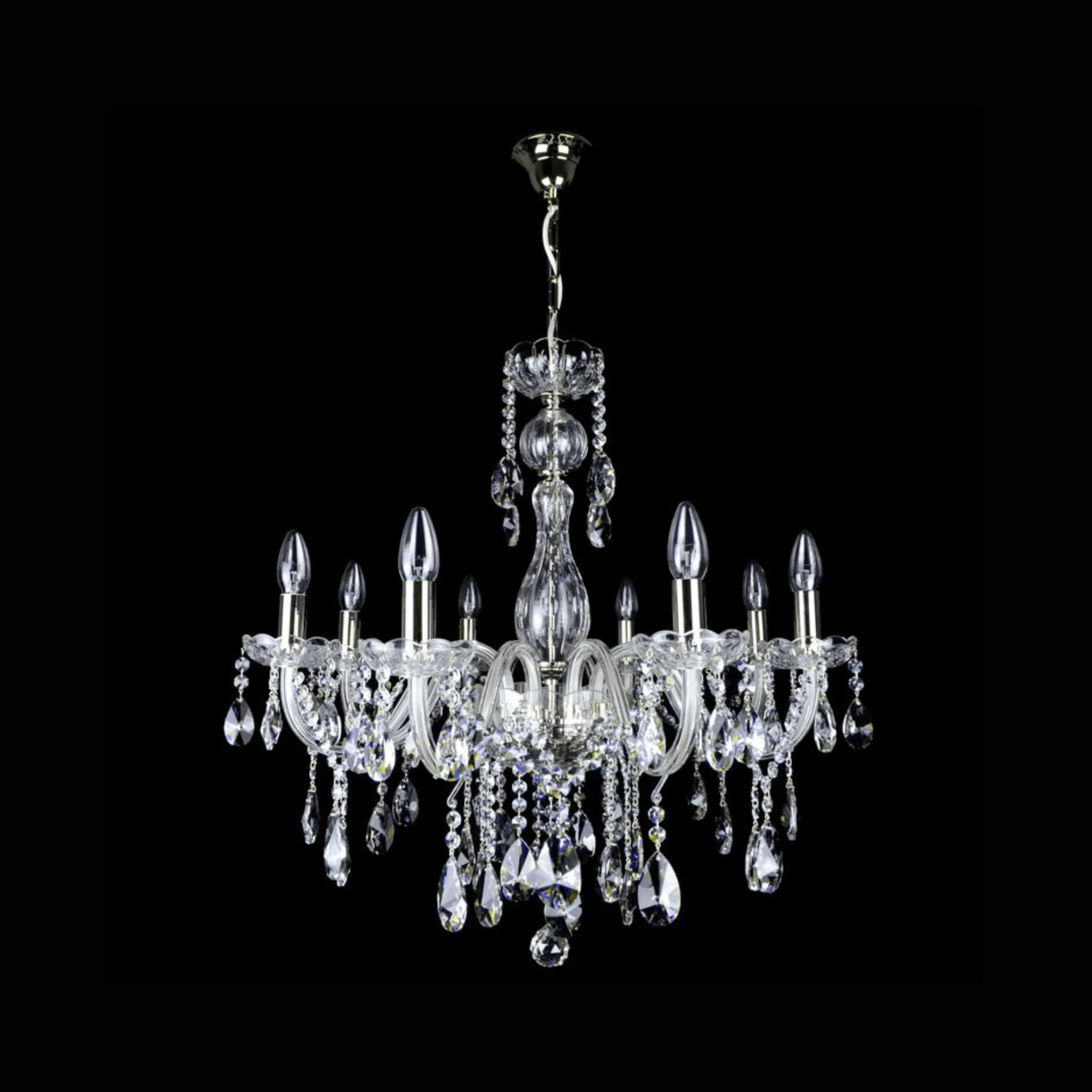 Clarit 8 Light Crystal Chandelier - Wranovsky - Luxury Lighting BoutiqueTraditional Crystal ChandeliersWranovsky