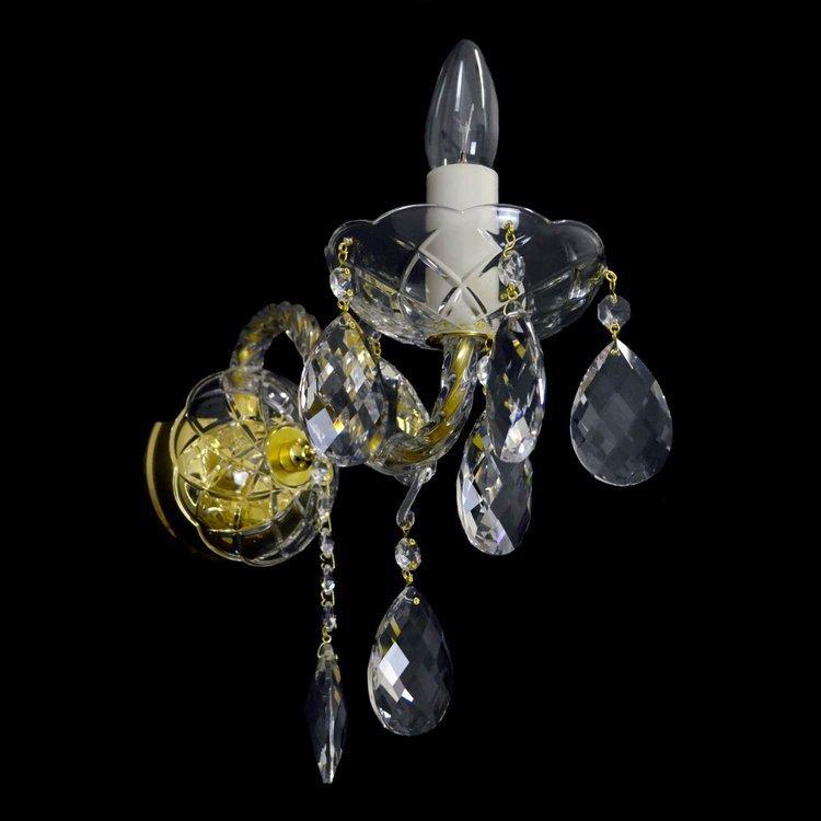 Classe 1 Wall Light (Gold/Silver) - Wranovsky - Luxury Lighting BoutiqueTraditional Crystal ChandeliersWranovsky