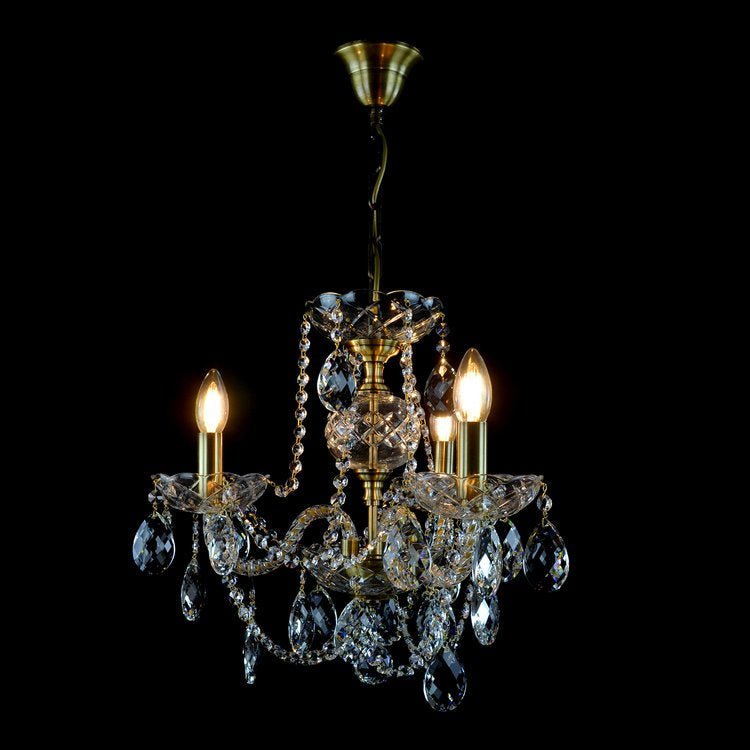 Classe 3 Crystal Glass Chandelier (Gold/Silver) - Wranovsky - Luxury Lighting BoutiqueTraditional Crystal ChandeliersWranovsky