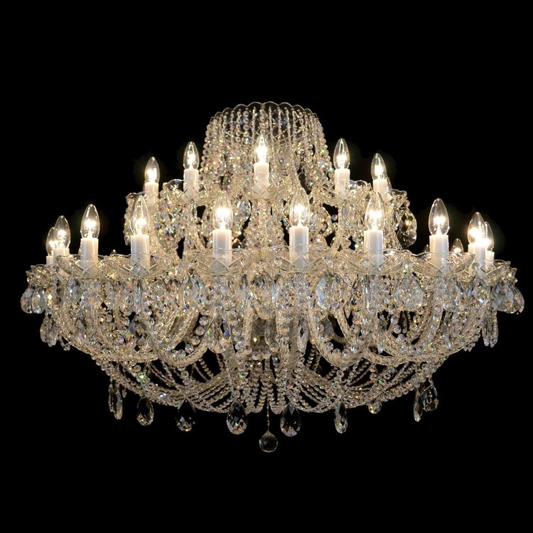 Classe 36 Crystal Glass Chandelier (Gold/Silver) - Wranovsky - Luxury Lighting Boutique