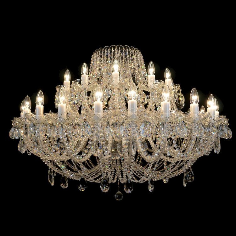 Classe 36 Crystal Glass Chandelier (Gold/Silver) - Wranovsky - Luxury Lighting BoutiqueTraditional Crystal ChandeliersWranovsky
