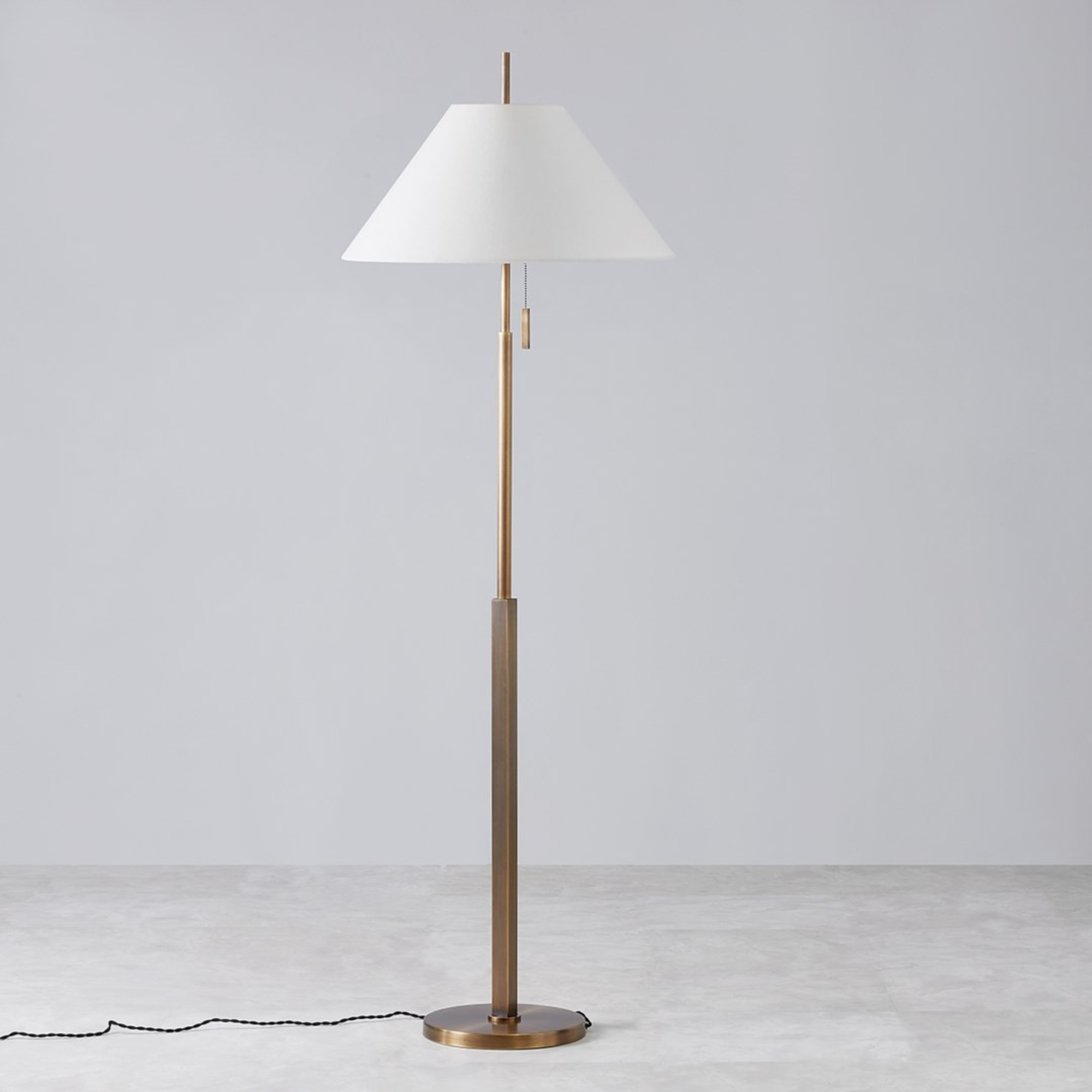 Clic Floor Lamp (PFL5769-PBR) - Troy Lighting - Luxury Lighting Boutique