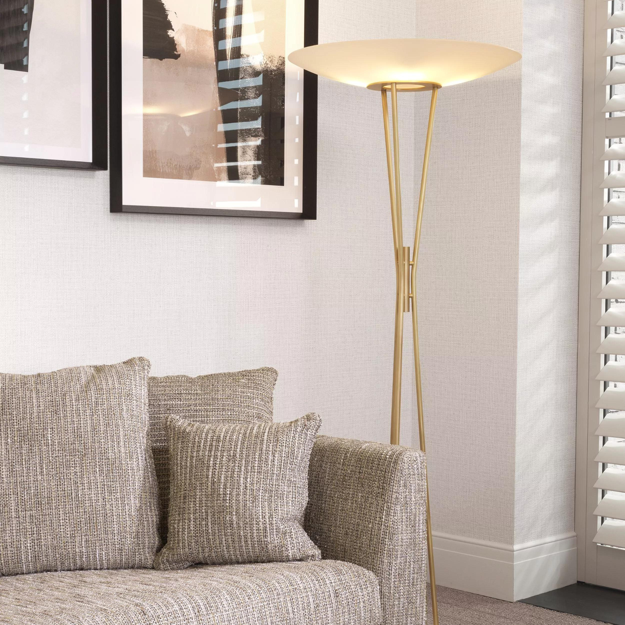 Collina (Antique Brass Finish) Floor Lamp - Eichholtz - Luxury Lighting Boutique