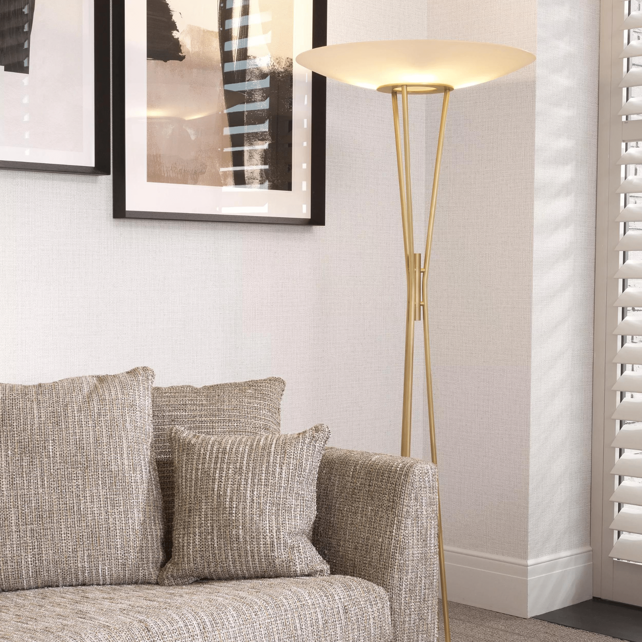 Collina Floor Lamp - Antique Brass - Eichholtz - Luxury Lighting BoutiqueFloor LampEichholtz