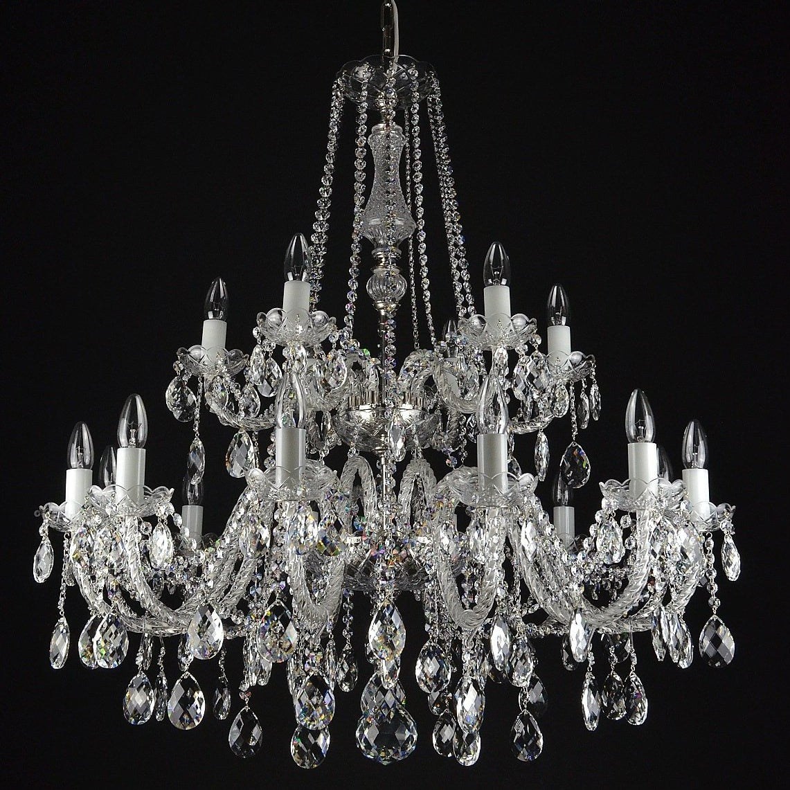 Comitessa 18 Light Crystal Chandelier - Wranovsky - Luxury Lighting Boutique