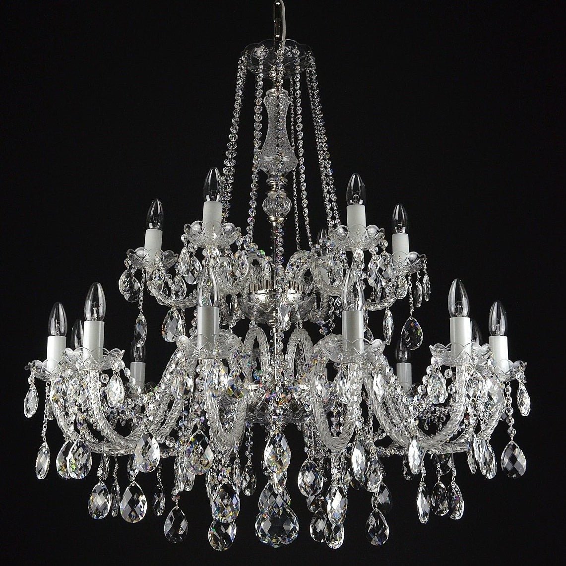 Comitessa 18 Light Crystal Chandelier - Wranovsky - Luxury Lighting BoutiqueTraditional Crystal ChandeliersWranovsky