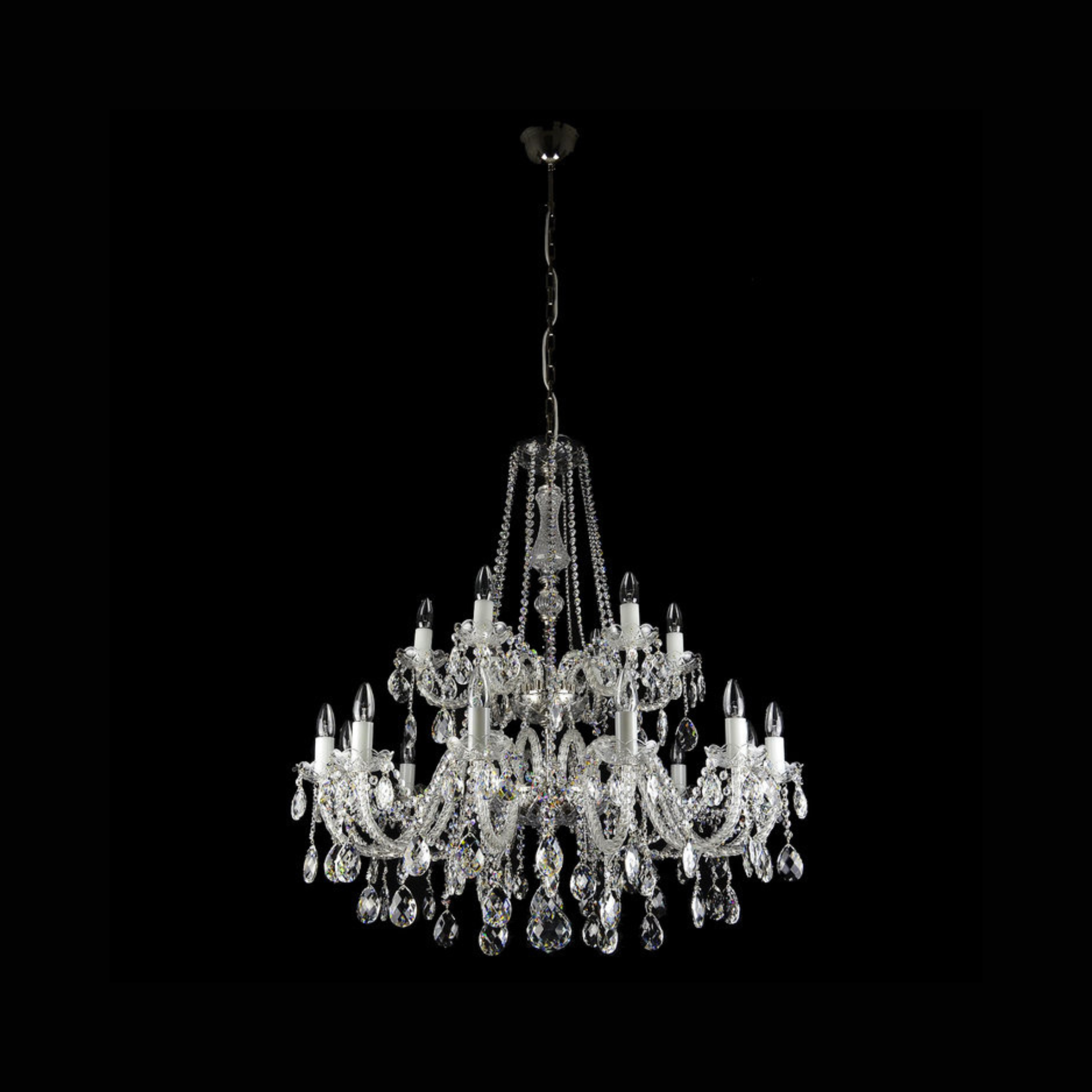 Comitessa 18 Light Crystal Chandelier - Wranovsky - Luxury Lighting Boutique