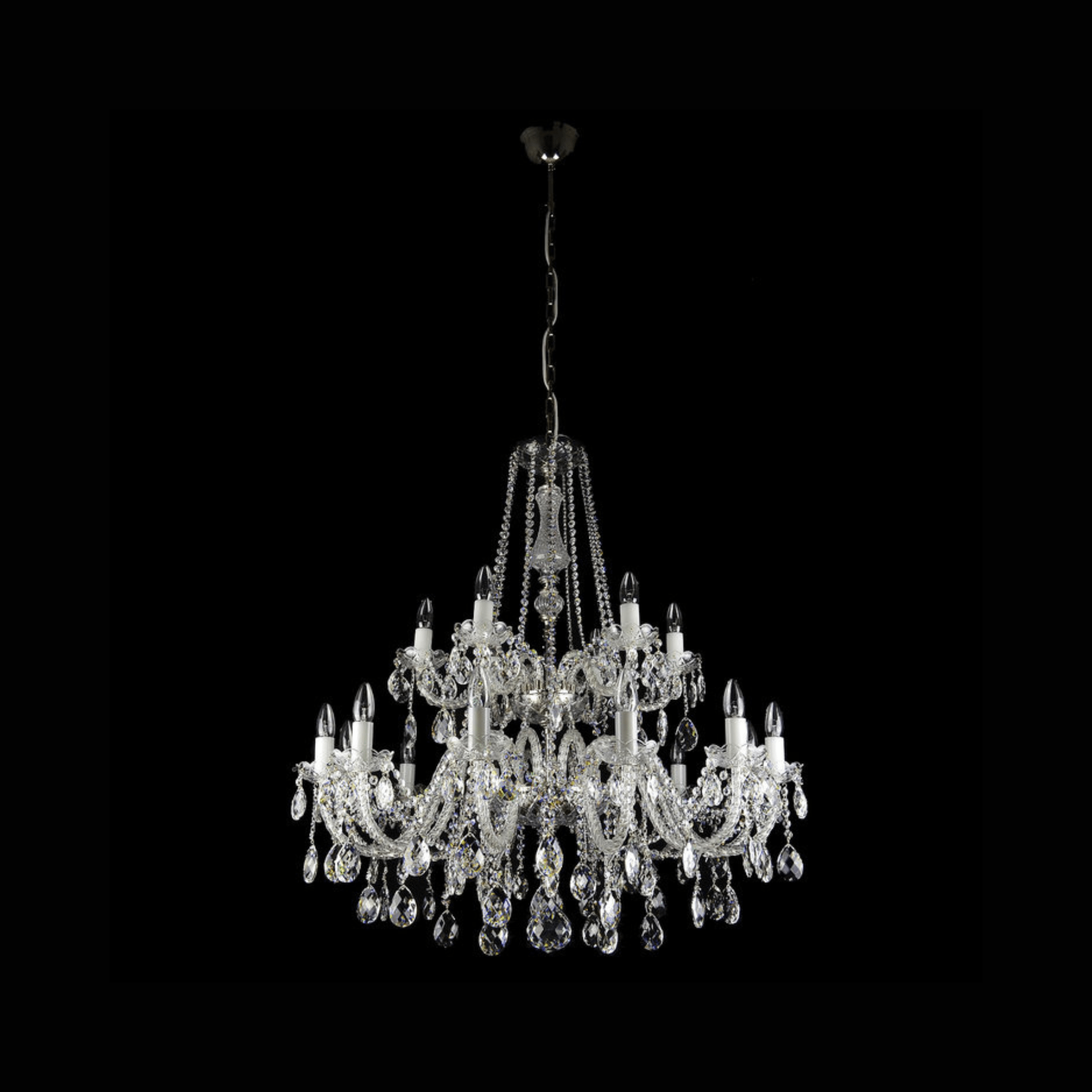 Comitessa 18 Light Crystal Chandelier - Wranovsky - Luxury Lighting BoutiqueTraditional Crystal ChandeliersWranovsky