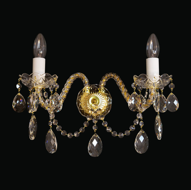 Comitessa 2 Wall Light (Gold/Silver) - Wranovsky - Luxury Lighting Boutique