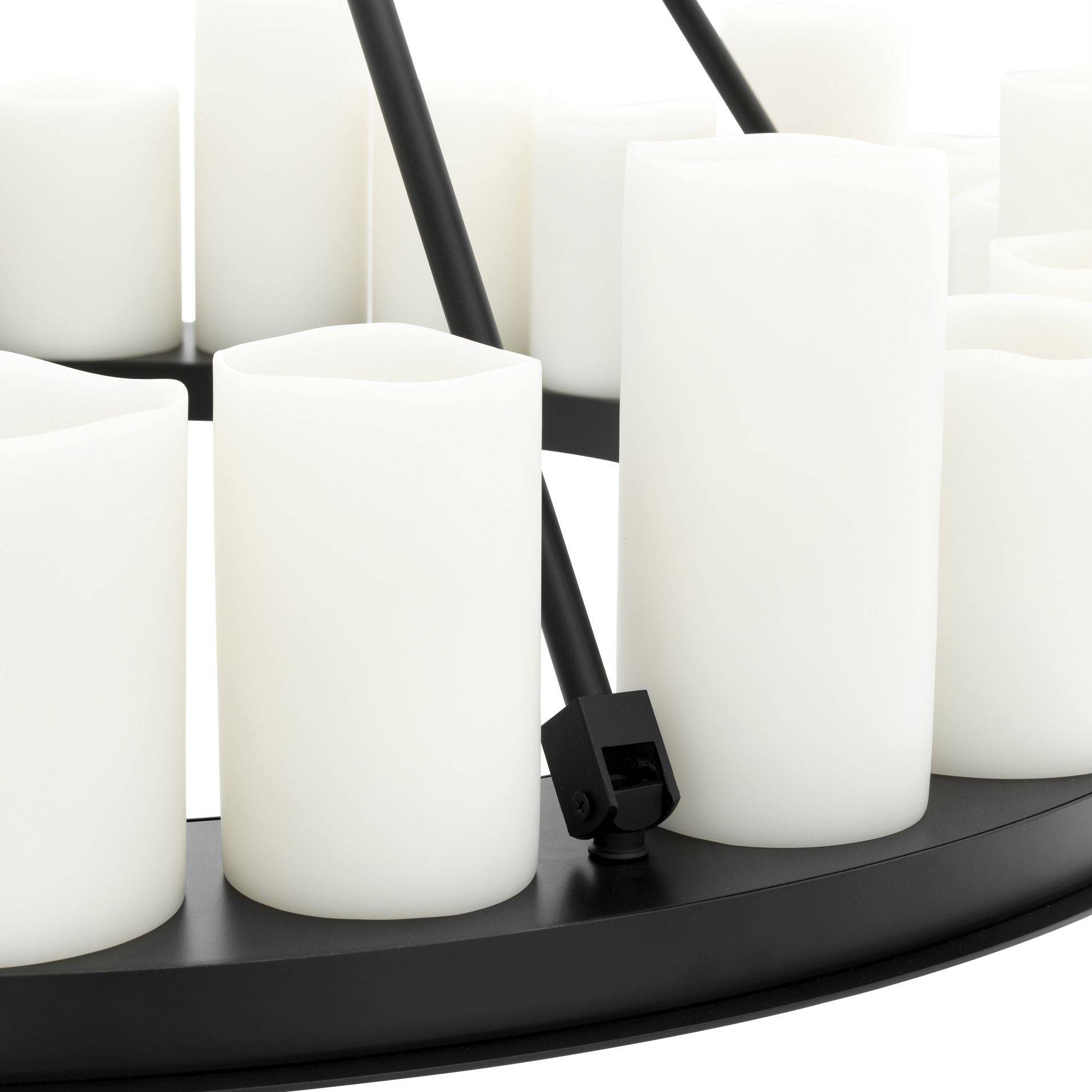 Commodore Ring Modern Chandelier - Black | Brass - Eichholtz - Luxury Lighting BoutiqueBrass/Metal ChandeliersEichholtz
