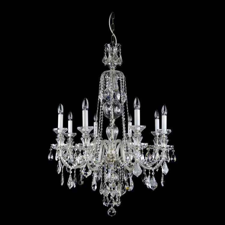 Crown 8 Light Crystal Chandelier - Wranovsky - Luxury Lighting BoutiqueTraditional Crystal ChandeliersWranovsky