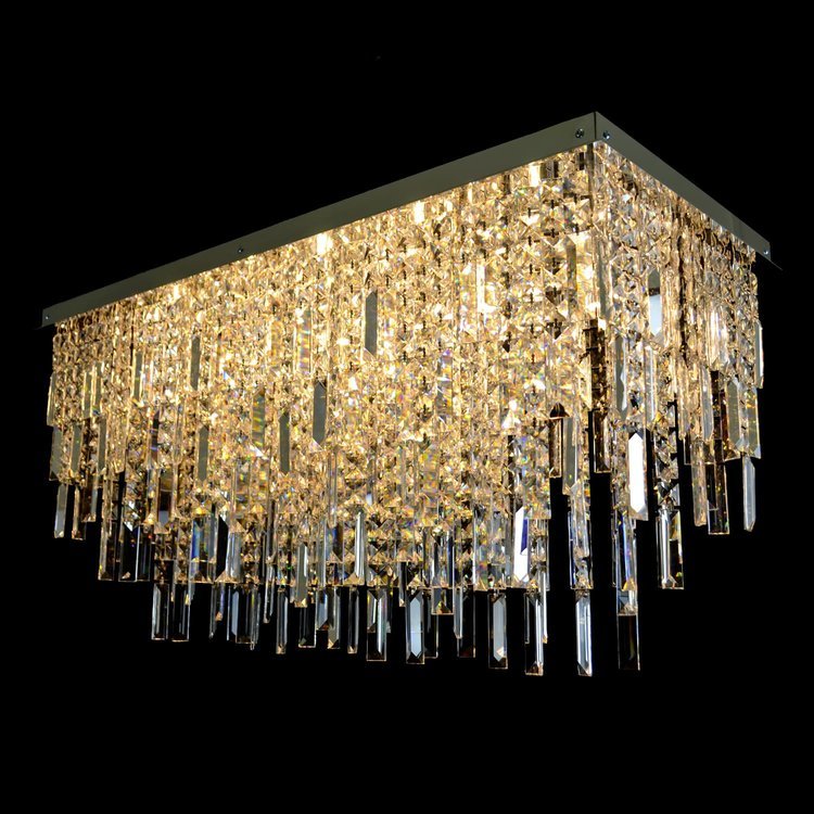 Crystal Rain 10 Light Modern Glass Chandelier - Wranovsky - Luxury Lighting BoutiqueWranovsky