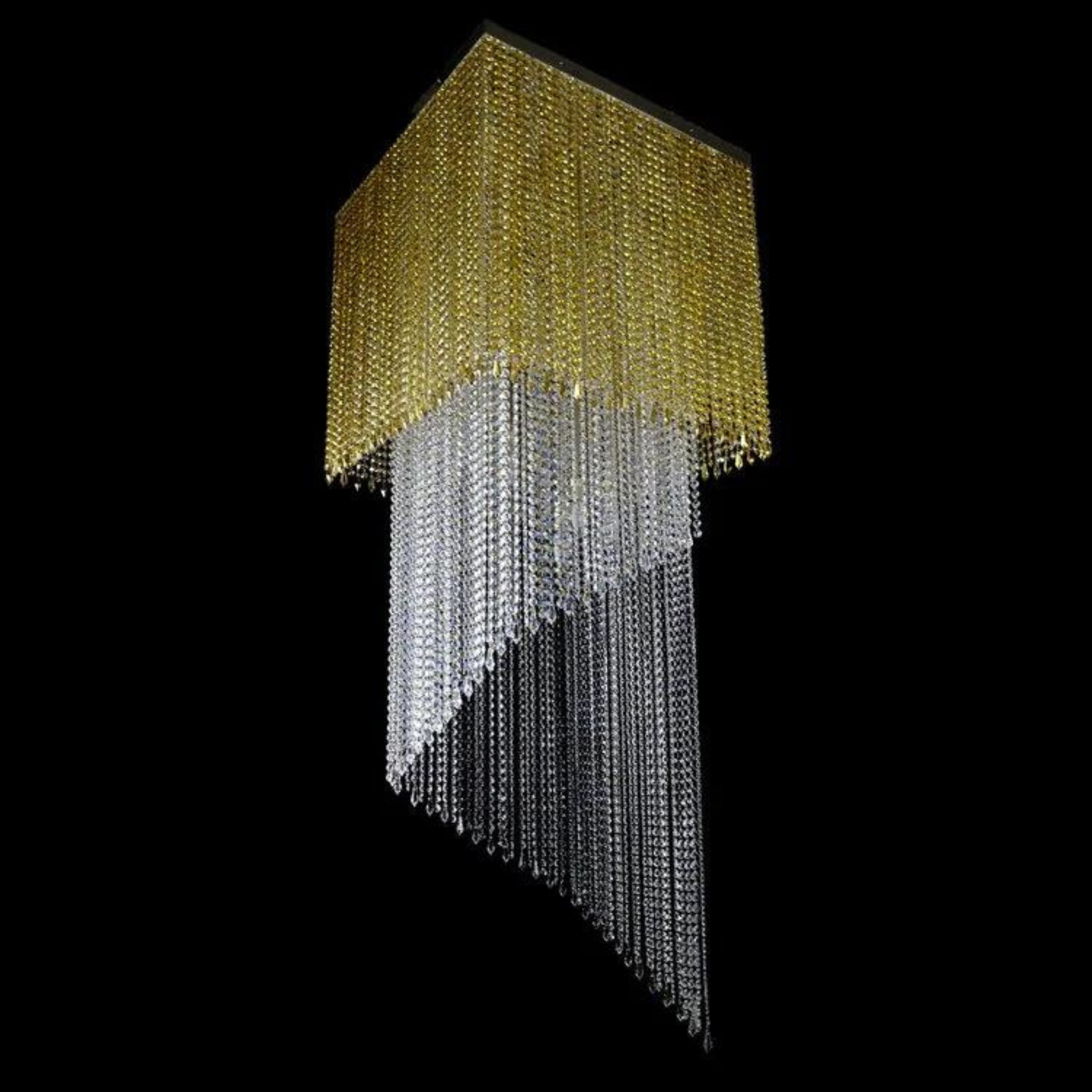Cube 16 Light Modern Glass Chandelier - Wranovsky - Luxury Lighting Boutique