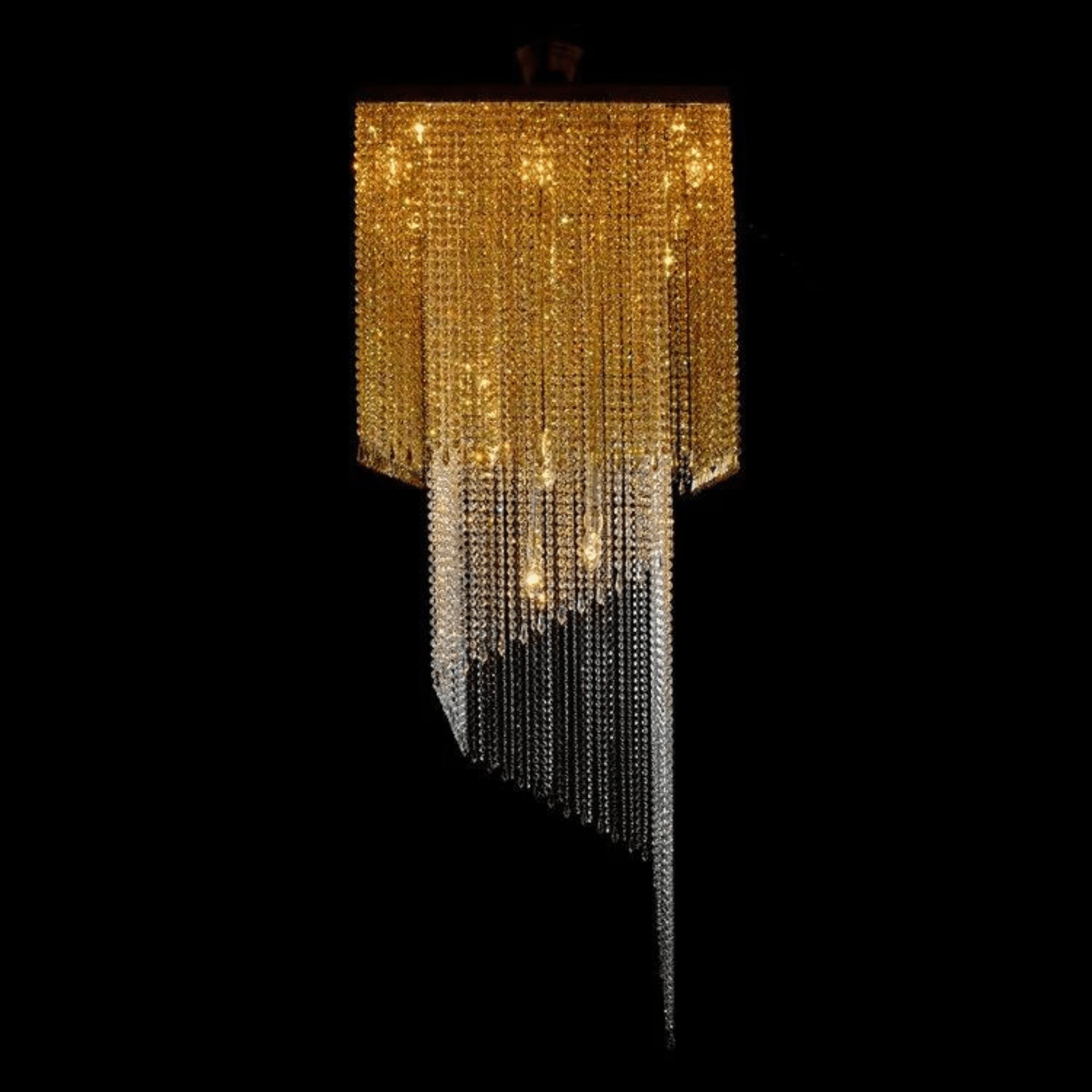 Cube 16 Light Modern Glass Chandelier - Wranovsky - Luxury Lighting BoutiqueWranovsky