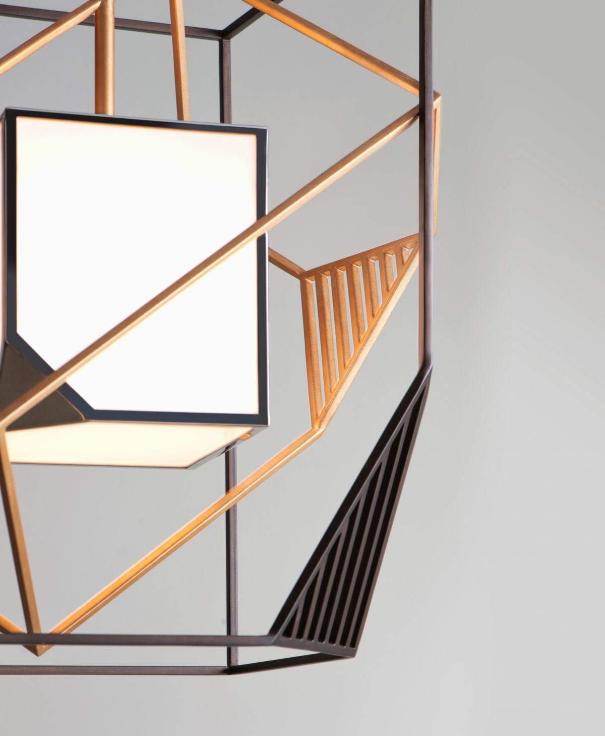 Cubist Modern Chandelier - F6085-CE - Troy Lighting - Luxury Lighting Boutique