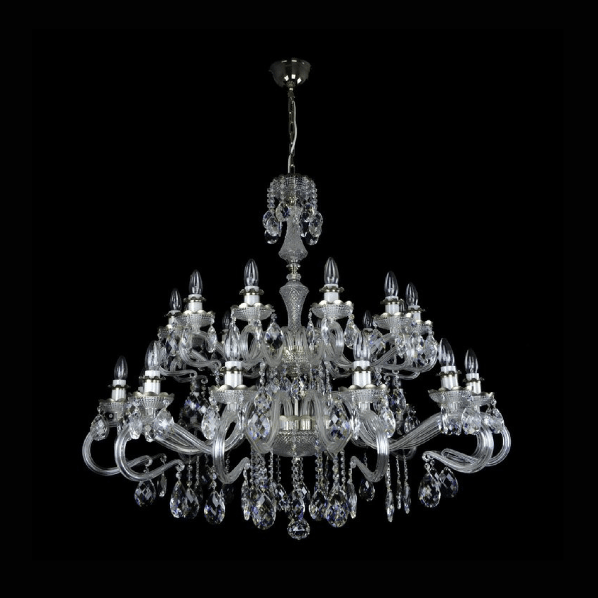 Daisy 24 Crystal Glass Chandelier - Wranovsky - Luxury Lighting BoutiqueTraditional Crystal ChandeliersWranovsky