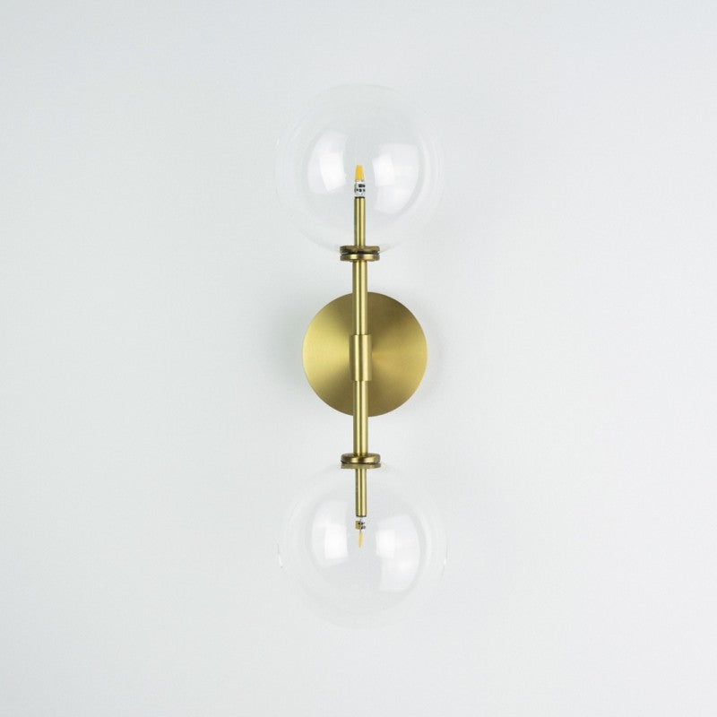 Dawn Dual Wall Sconce - Schwung - Luxury Lighting Boutique