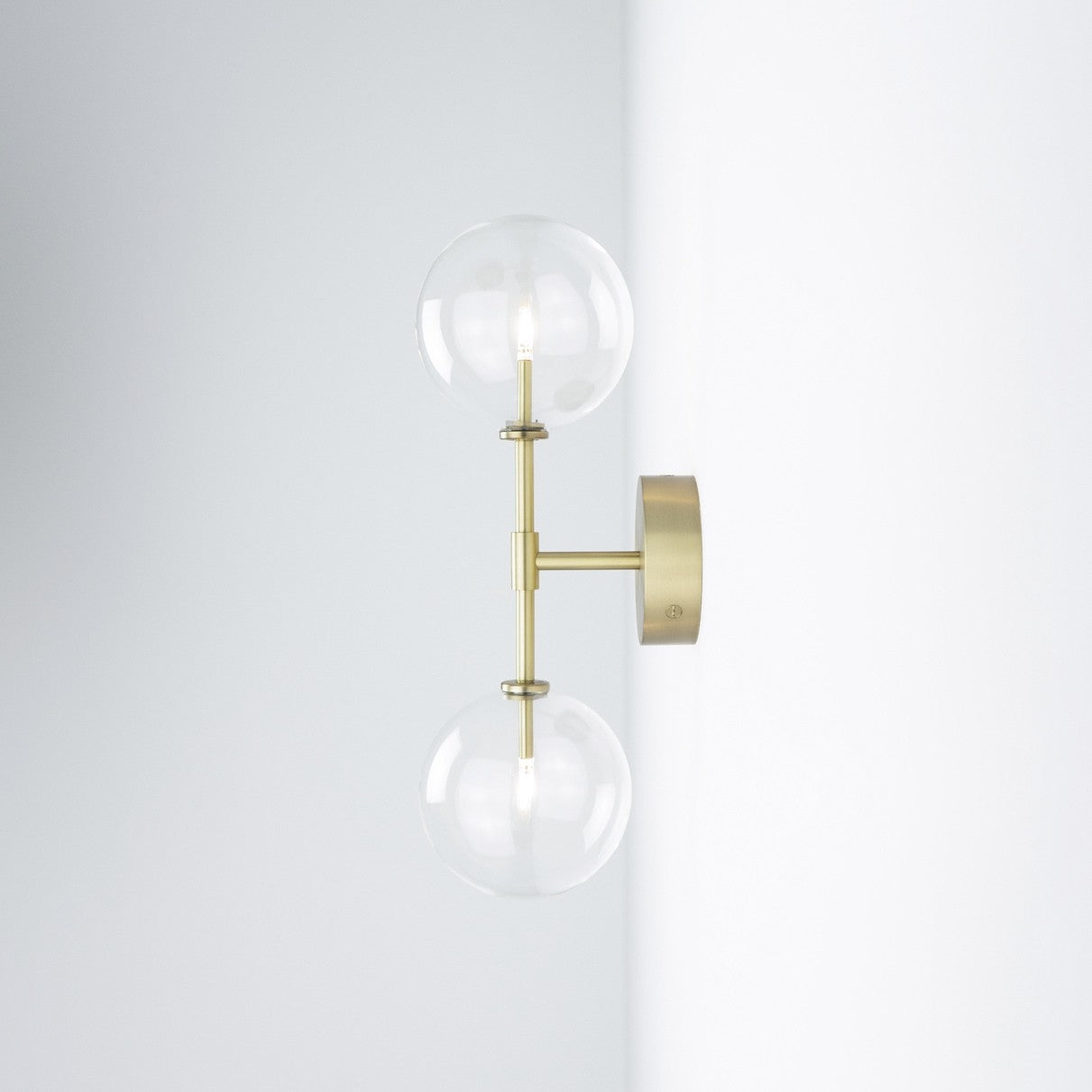 Dawn Dual Wall Sconce - Schwung - Luxury Lighting Boutique