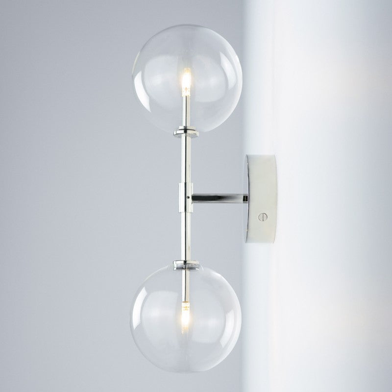 Dawn Dual Wall Sconce - Schwung - Luxury Lighting Boutique