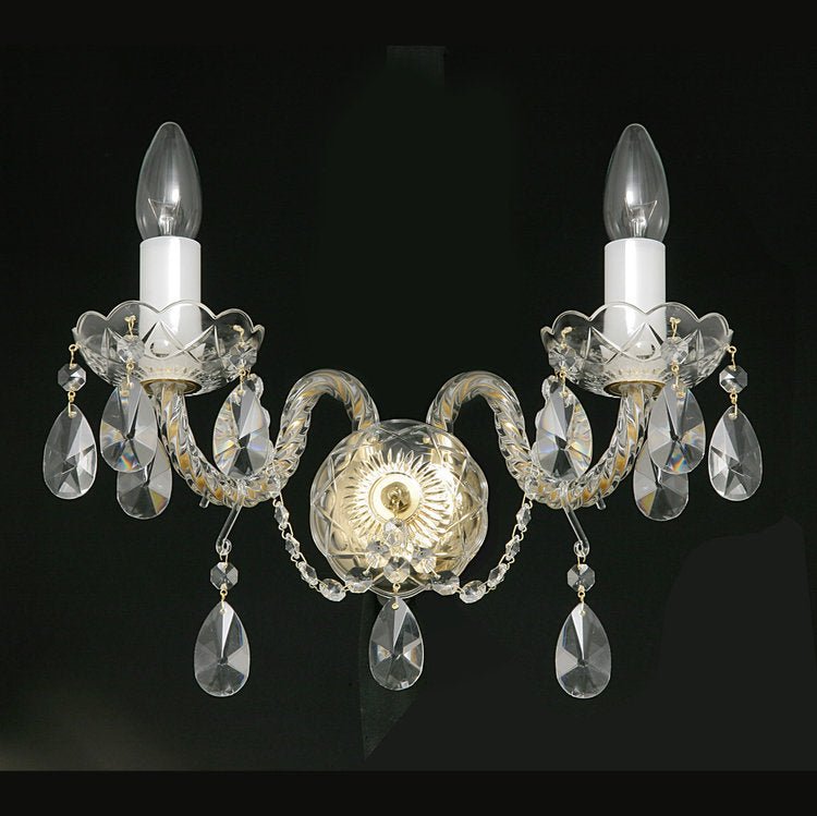 De Luxe 2 Wall Lights (Gold/Silver) - Wranovsky - Luxury Lighting BoutiqueWranovsky
