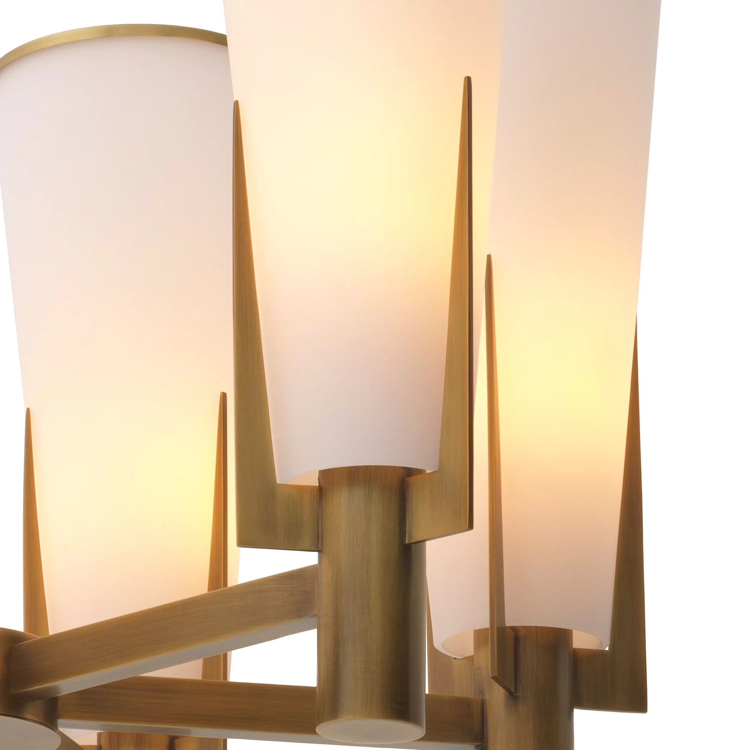 Dino Modern Brass Chandelier - Eichholtz - Luxury Lighting Boutique