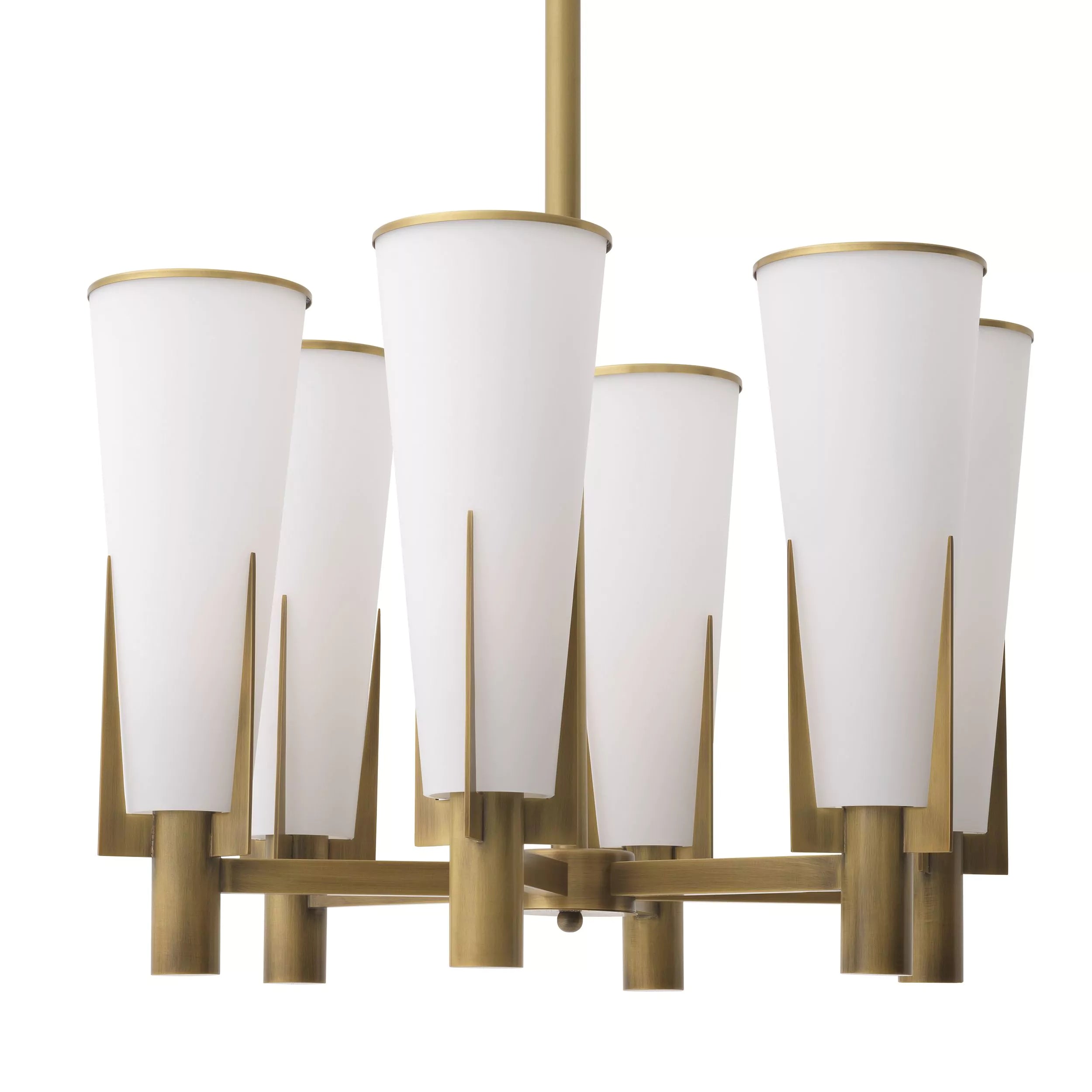 Dino Modern Brass Chandelier - Eichholtz - Luxury Lighting Boutique
