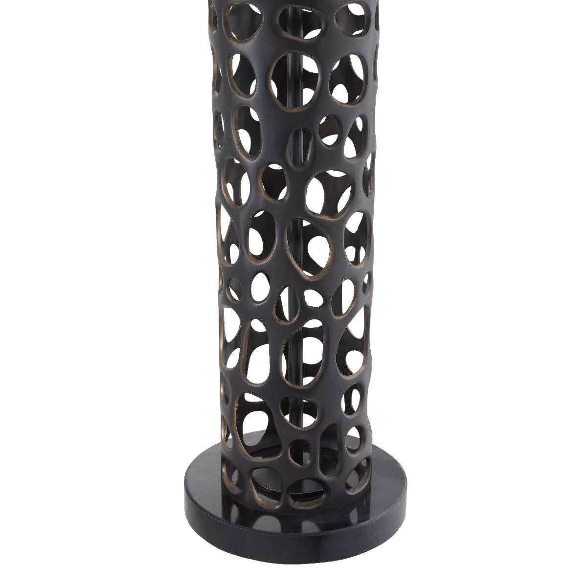 Dix Table Lamp - (Bronze/Vintage Brass | black marble base) - Eichholtz - Luxury Lighting Boutique