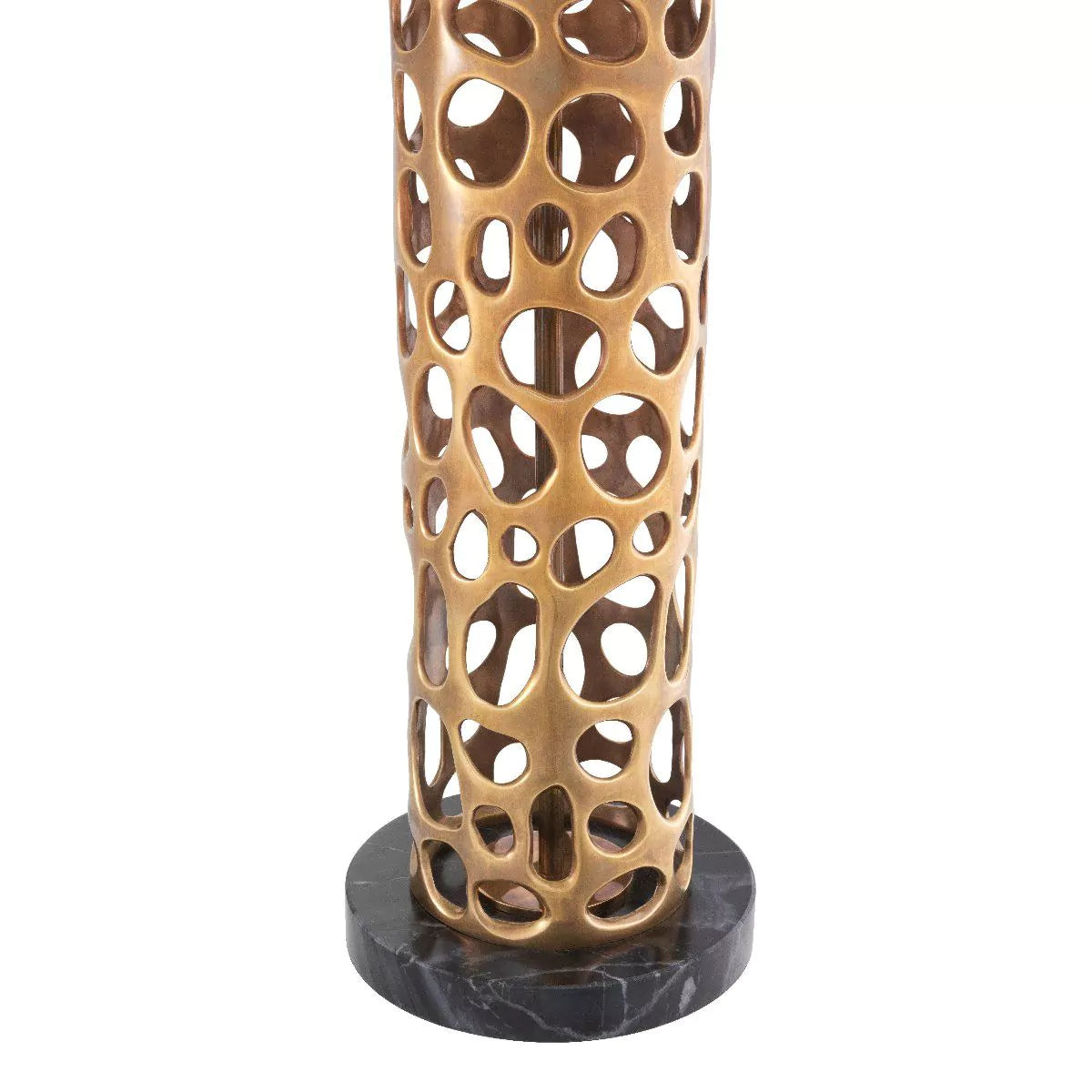 Dix Table Lamp - (Bronze/Vintage Brass | black marble base) - Eichholtz - Luxury Lighting Boutique