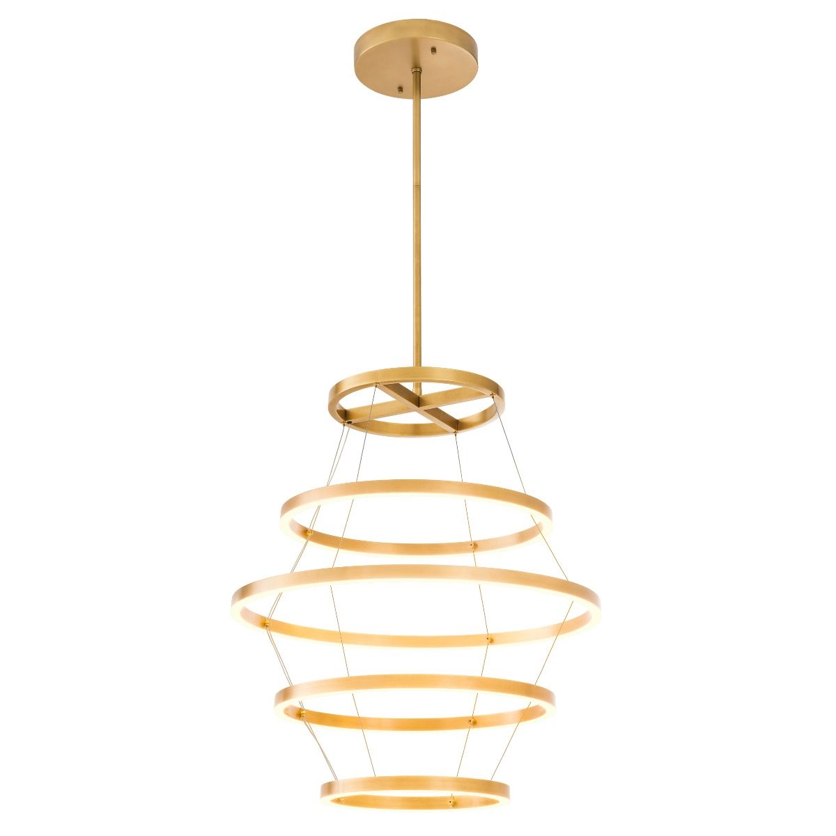 Elements Modern Brass Chandelier - Eichholtz - Luxury Lighting BoutiqueBasket & Pendant ChandeliersEichholtz