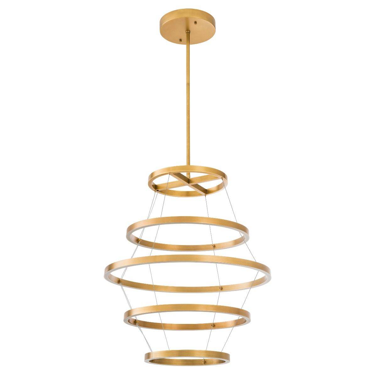 Elements Modern Brass Chandelier - [Brass] - Eichholtz - Luxury Lighting Boutique