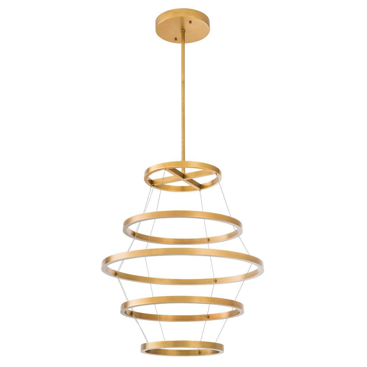 Elements Modern Brass Chandelier - Eichholtz - Luxury Lighting BoutiqueBasket & Pendant ChandeliersEichholtz