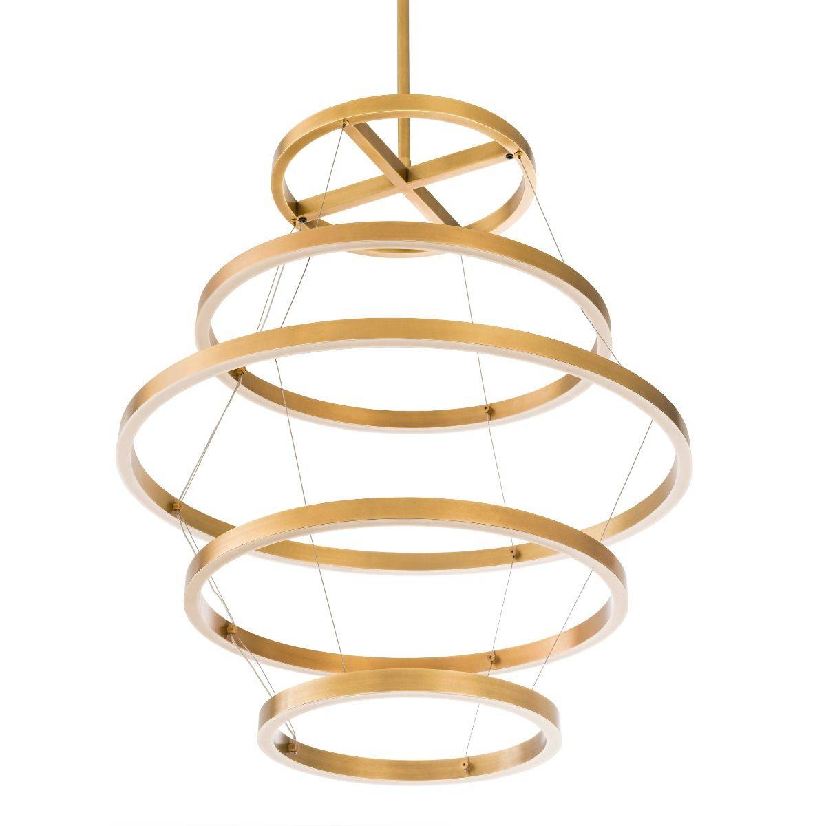 Elements Modern Brass Chandelier - Eichholtz - Luxury Lighting BoutiqueBasket & Pendant ChandeliersEichholtz