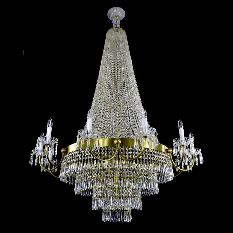 Empire 27 Light Crystal Chandelier Basket - Wranovsky - Luxury Lighting Boutique