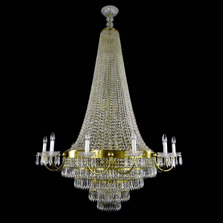 Empire 27 Light Crystal Chandelier Basket - Wranovsky - Luxury Lighting Boutique