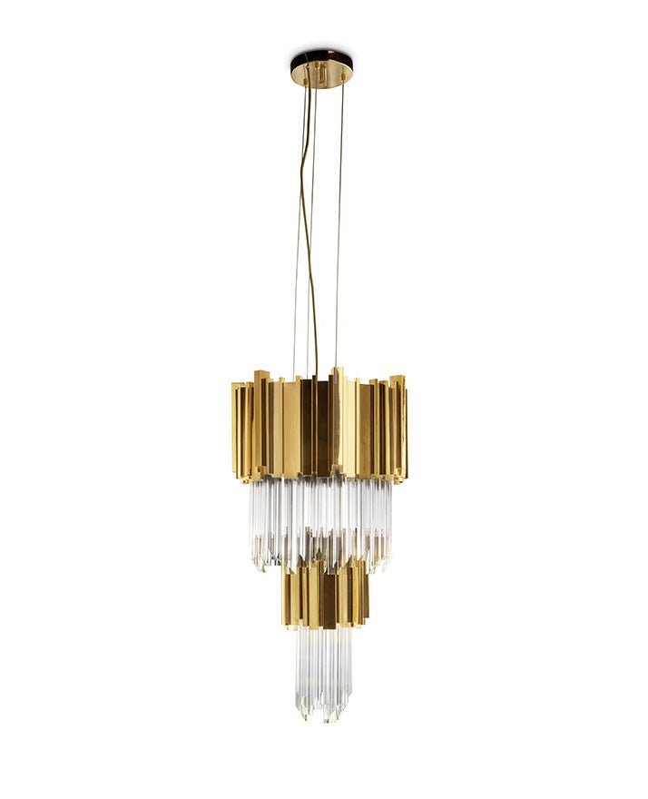 Empire 6 Light Crystal Pendant - Luxxu - Luxury Lighting BoutiqueModern Crystal ChandeliersLuxxu