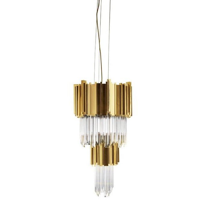 Empire 6 Light Crystal Pendant - Luxxu - Luxury Lighting BoutiqueModern Crystal ChandeliersLuxxu