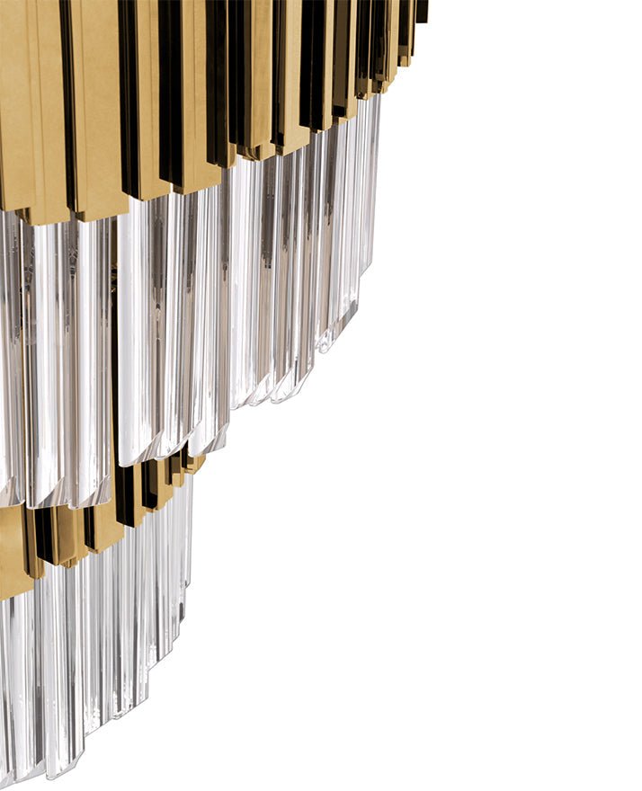 Empire II 32 - Light Crystal Modern Chandelier - Luxxu - Luxury Lighting BoutiqueModern Crystal ChandeliersLuxxu