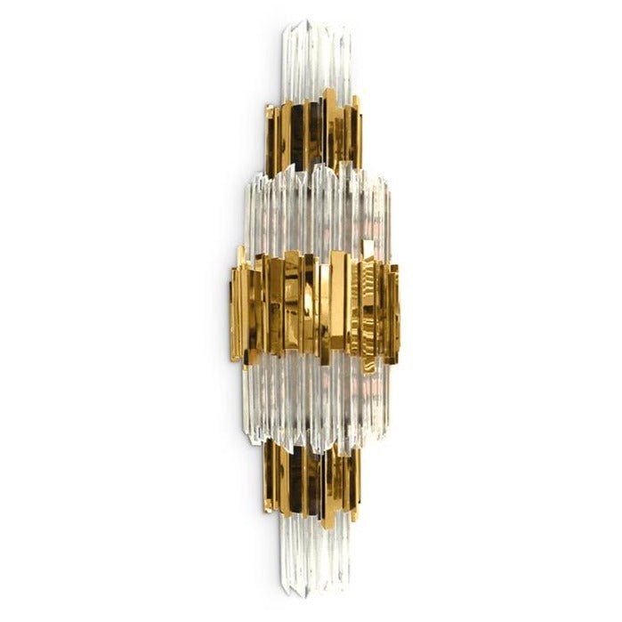 Empire II 7 - Light Crystal Wall Sconce - Luxxu - Luxury Lighting BoutiqueWall LightsLuxxu