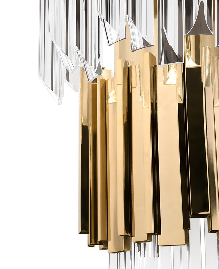 Empire II 7 - Light Crystal Wall Sconce - Luxxu - Luxury Lighting BoutiqueWall LightsLuxxu