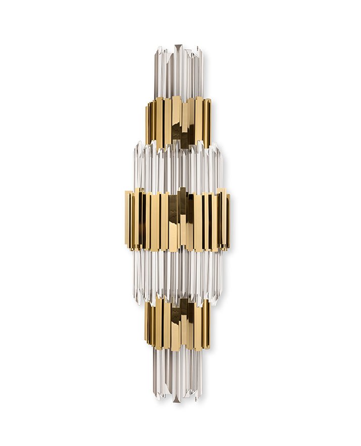 Empire II 7 - Light Crystal Wall Sconce - Luxxu - Luxury Lighting BoutiqueWall LightsLuxxu