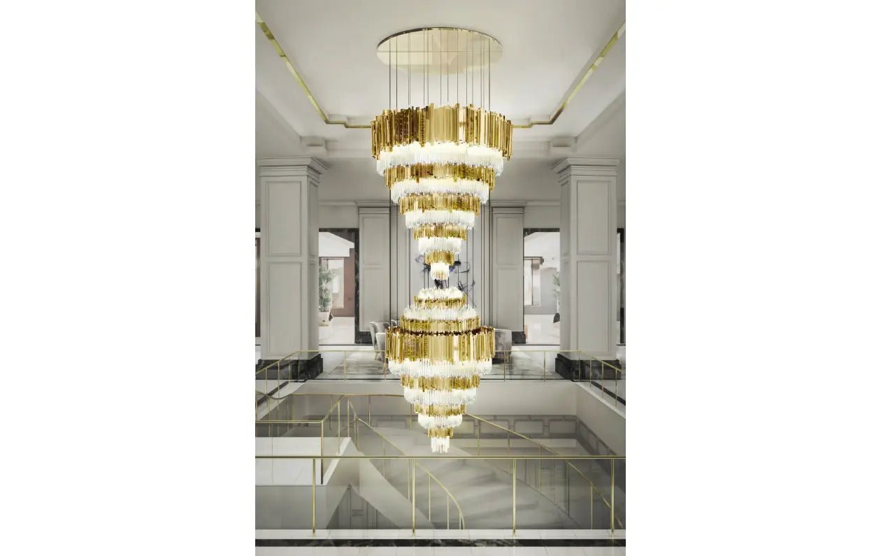 Empire XL Crystal Modern Chandelier - Luxxu - Luxury Lighting BoutiqueModern Crystal ChandeliersLuxxu