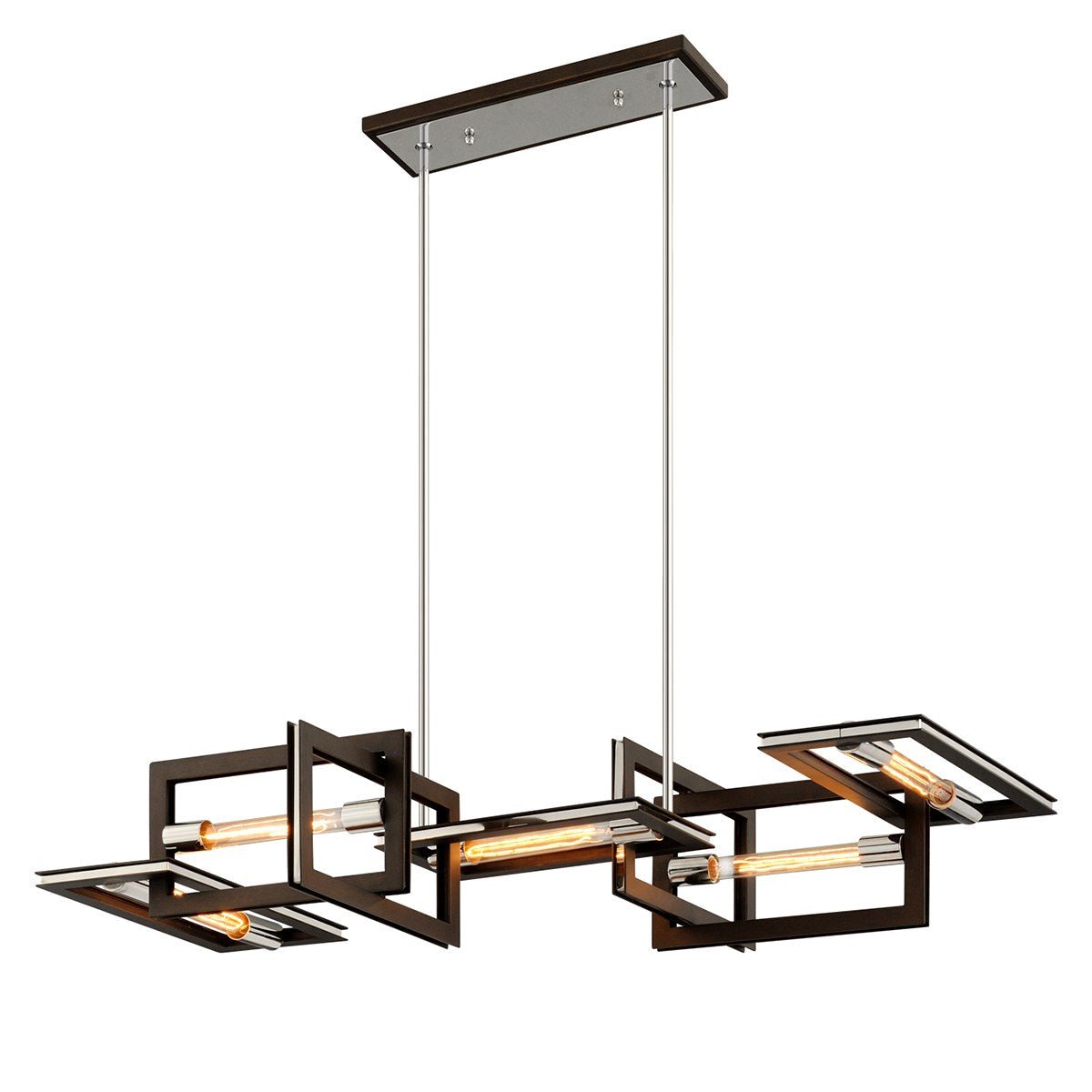 Enigma Modern Chandelier - F6185 - CE - Troy Lighting - Luxury Lighting BoutiqueBrass/Metal ChandeliersTroy Lighting
